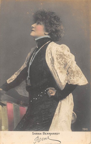 CPA CELEBRITE / SARAH BERNHARDT /ARTISTE DE CABARET /FEMME 1900 / ART NOUVEAU