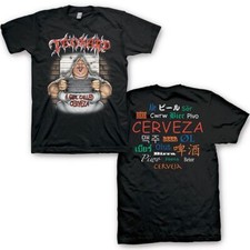 Tankard "Cerveza" Double Sided T-Shirt - S - 3X