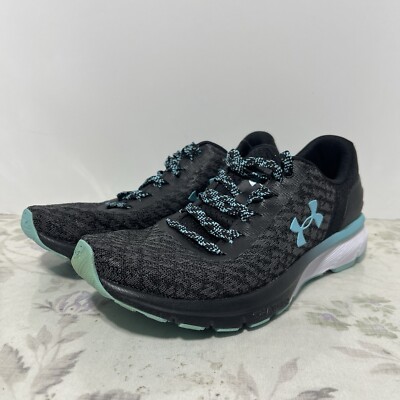 Under Armour Women Sz Charged Escape Black Running Athletic Shoes  Sneakers