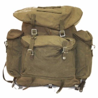 italian alpini canvas mountain rucksack
