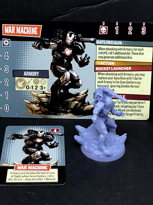 CMON - Kickstarter - Marvel Zombies Zombicide - Enemy Super Heroes - War Machine