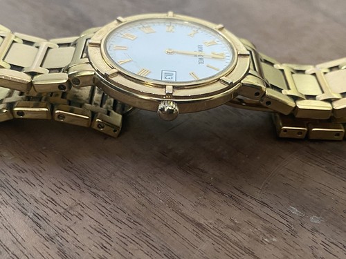 SELTENE Raymond Weil 8800 Herrenuhr Edelstahl goldfarben NEUE BATTERIE - Bild 8 von 11