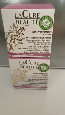 Neu La Cure Beauté Nacht Infusionscreme Set 2 x 50 ml Anti Aging Nachtcreme
