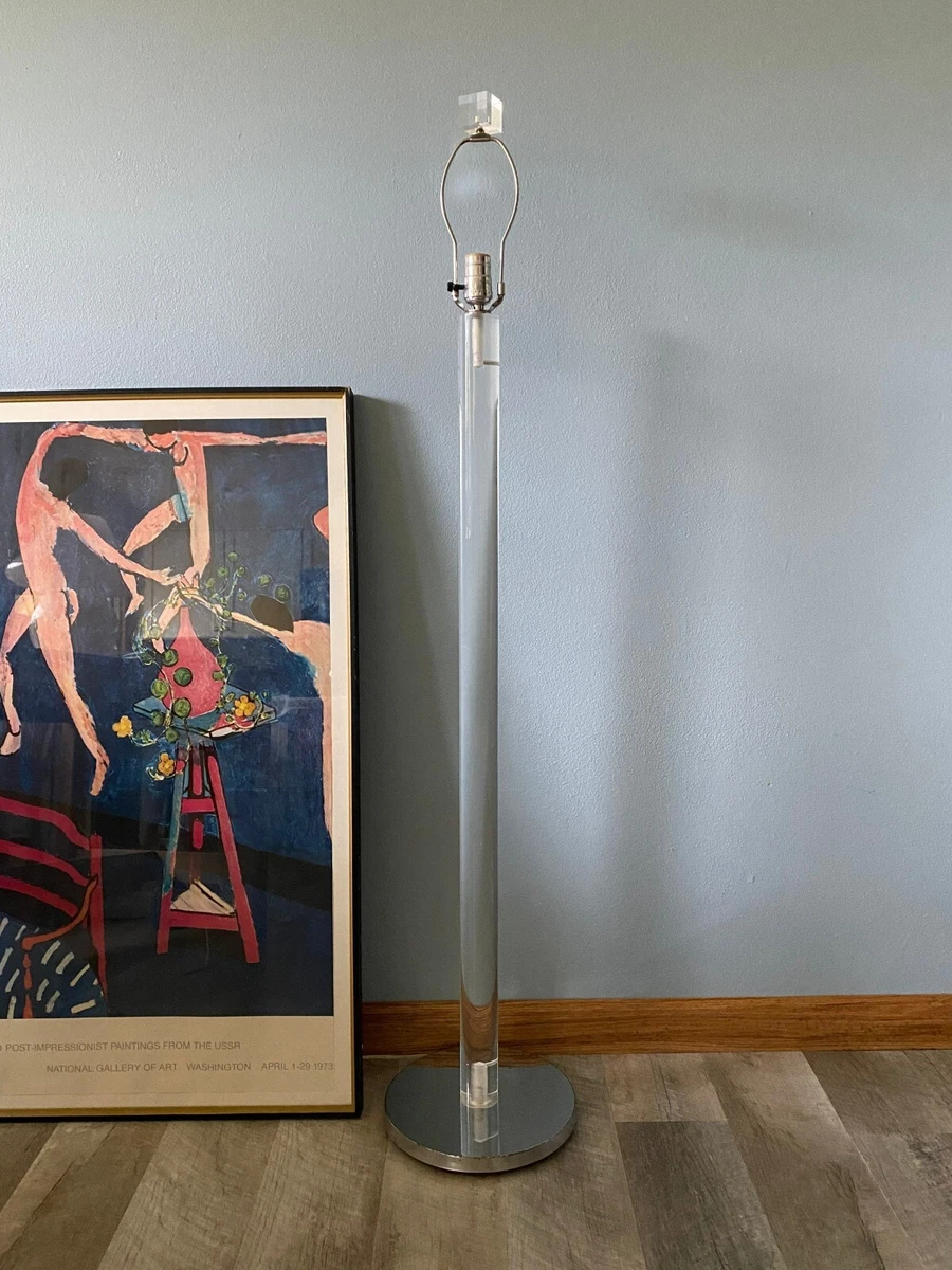 Lucite floor lamp deals