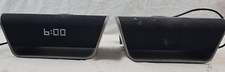 PAIR OF CAVALIER CAV5 WIFI BLUETOOTH PHONE CHARGER CLOCK ALARM