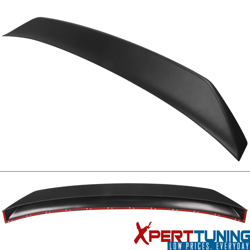 Fits 02-06 Acura RSX Trunk Spoiler Ikon Style Duckbill Type Matte Black PP Foto 4 de 4