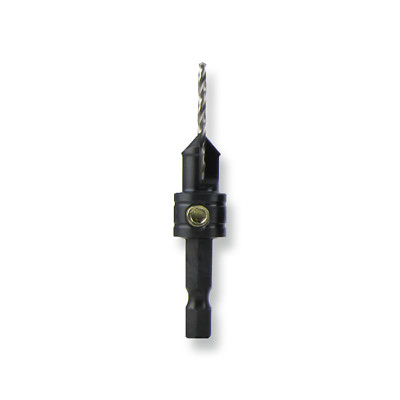 Snappy 82 Degree Countersink for #4 Screws 5/64in. Drill Bit x 3/8 Bore USA MADE