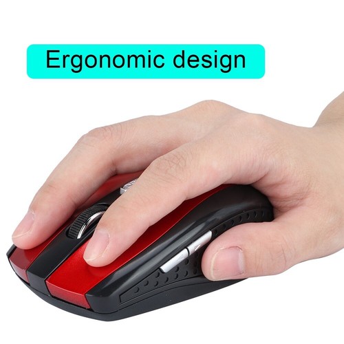 6D Ultra Thin 2.4G 1200DPI USB Wireless Mouse Ergonomic Optical Positioning Fit - Picture 12 of 14