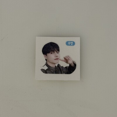 ATEEZ The World Ep.Fin Will Minirecord Lucky Draw POB Seal Sticker Wooyoung