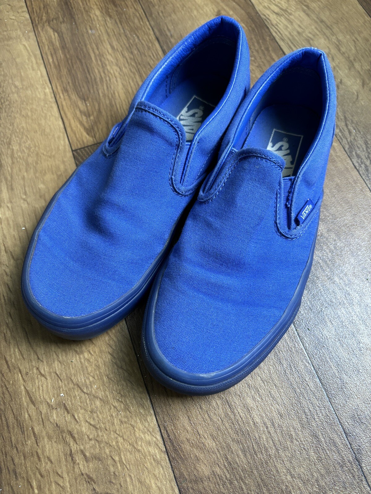 Vans Classic Slip On Shoes Royal Blue Size