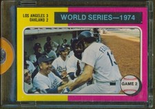 1975 Topps Vault World Series Game 2 #462   Blankback Proof Design Variation