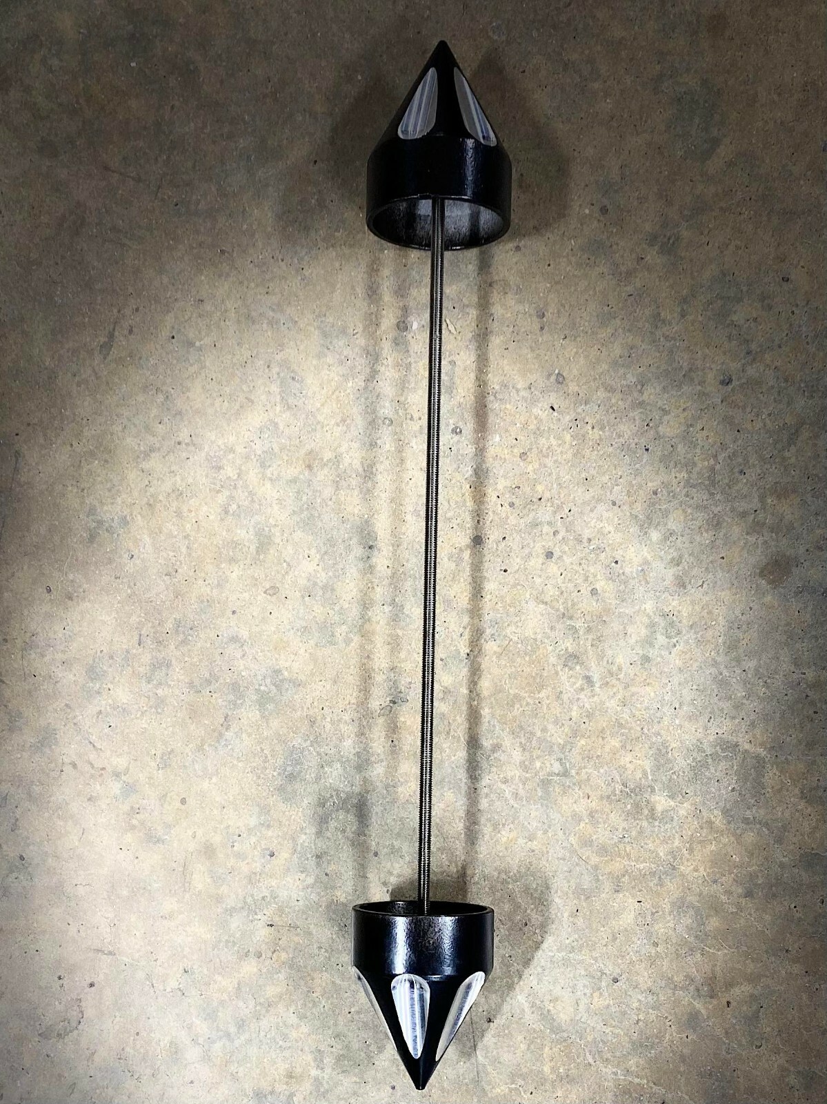 CLEARANCE! BLACK CONTRAST CUT SPIKE REAR AXLE CAPS UNIVERSAL ALL SPORT BIKES