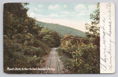 Mauch Chunk Pennsylvania Near The Start Switchback Railway 1905 Postcard