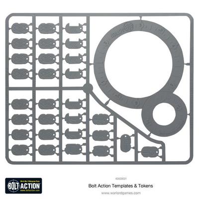 Bolt Action Templates Schablonen Marker Token High Explosive  Warlord Games neue
