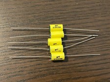 Qty 5 New .01 uf 630v Yellow Film Capacitors Guitar Tube Amp Tone 103K 0.01 uf