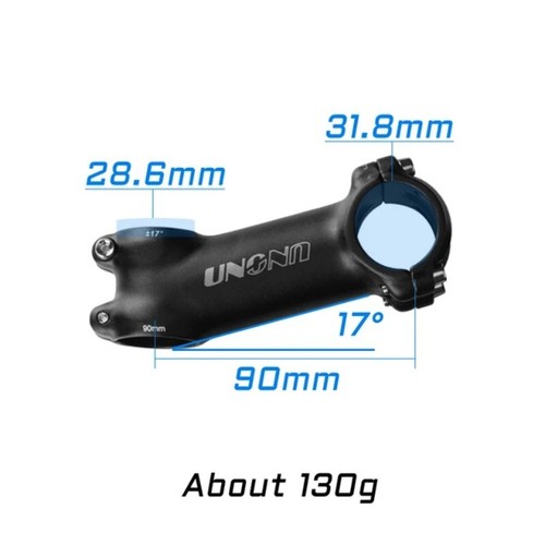 Ultralight Bike Stems 7 17 Degree MTB Road Bicycle Stems 31.8mm 60-130mm Parts - Picture 18 of 42