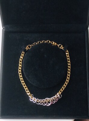 y2k CD Christian Dior Necklaces Halskette Vintage  Collier