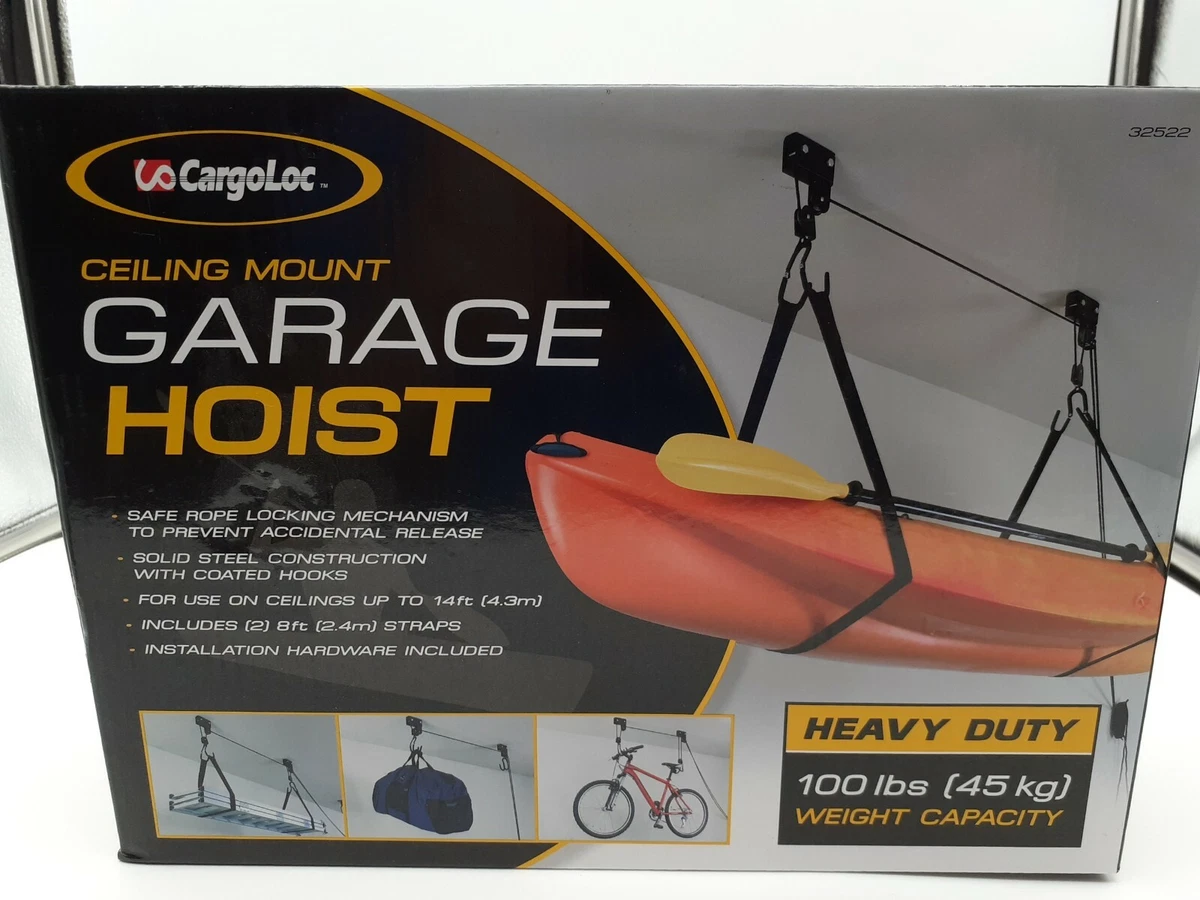 Cargoloc Ceiling Mount Garage Hoist Instructions Shelly Lighting