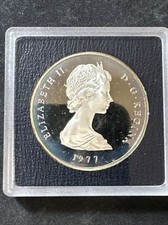 TURKS and CAICOS  Is. 1977 Silver (.925) Coin 20 CROWNS &ldquo; 4 Age&rsquo;s of Victoria &ldquo;