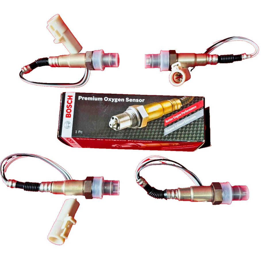 Set of 4 BOSCH Oxygen O2 Sensor for 1996-2010 Ford Explorer 4.0L 4.6L 5.0L - Image 2 of 3