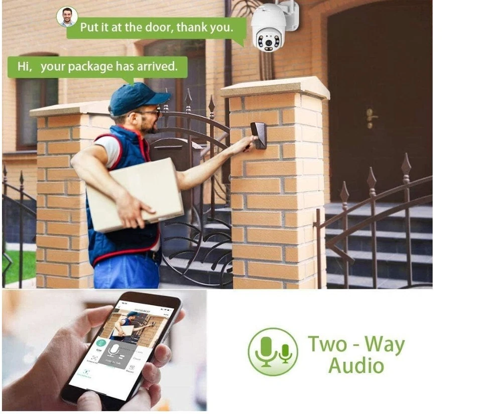 TELECAMERA ESTERNA ICSEE CAM PTZ WIFI CAMERA WIRELESS ESTERNO  TELECAMERE - Immagine 3 di 4