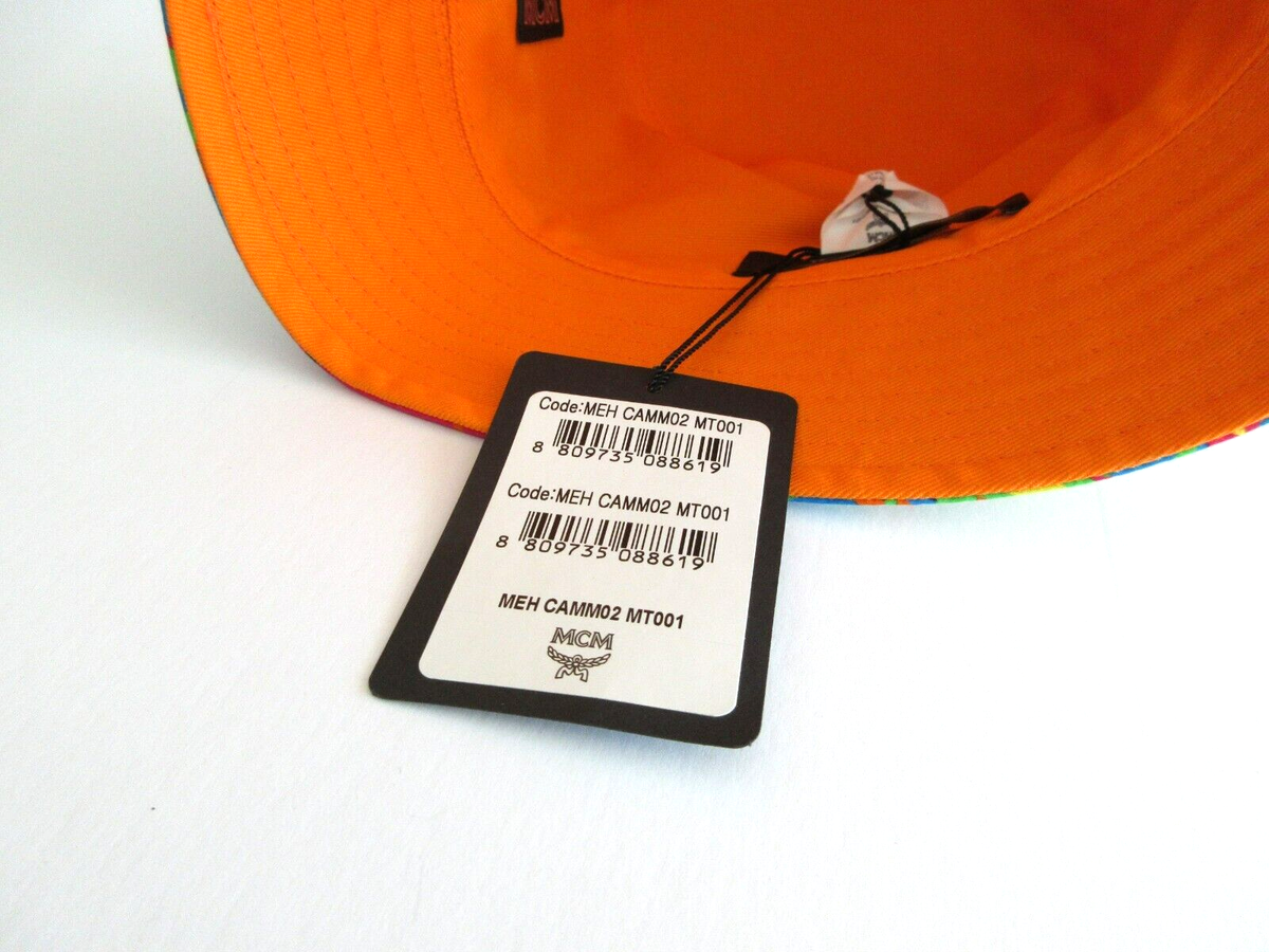 Stylish MCM Cubic Monogram Neon Cotton Silk Blend 