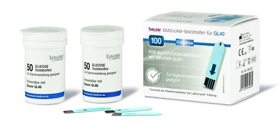 beurer GL 40 Blutzucker Teststreifen 100St - PZN09929683 - OVP v.med.Fachhändler