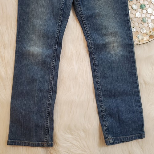 Urban Pipeline Boys Slim Straight Leg Jeans Size 8 Blue Adjustable Waistbands - Picture 4 of 8