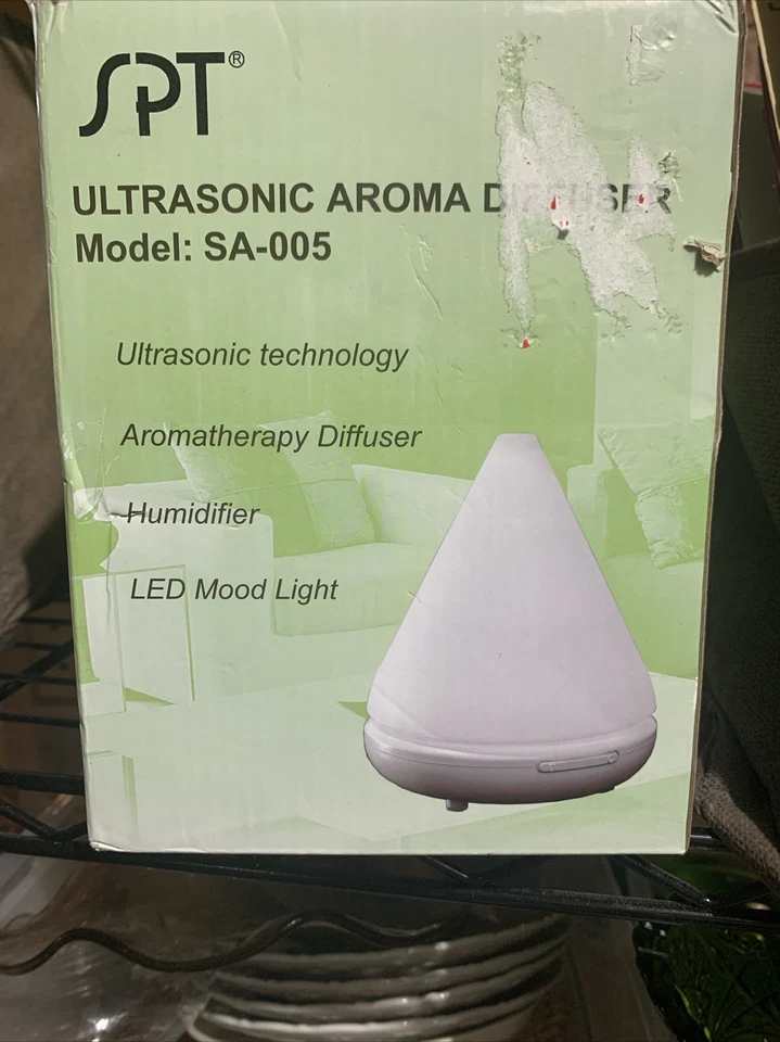 SPT SA-005 Ultrasonic Aroma Diffuser/Humidifier / LED Mood Light - Image 3 of 4