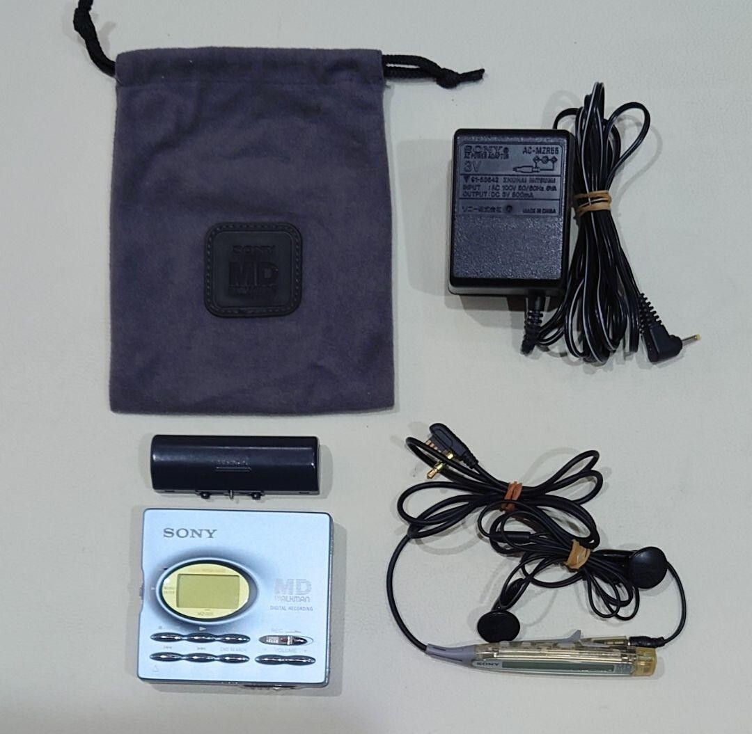 SONY MZ-R91ポータブルミニディスクレコーダー SONY MZ-R91 minidisc MD walkman portable mini disk recorder