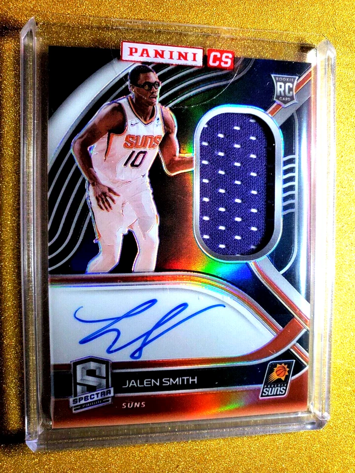 2020-21 Panini Spectra JALEN SMITH Rookie Auto Patch /149 Silver Prizm RC #202 - Image 3 of 4