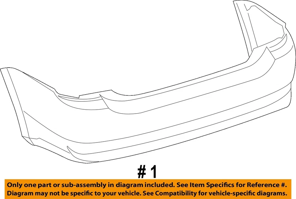 Used Rear Bumper Assembly Rear fits: 2009 Toyota Prius US market Rear Grade B Foto 4 de 4