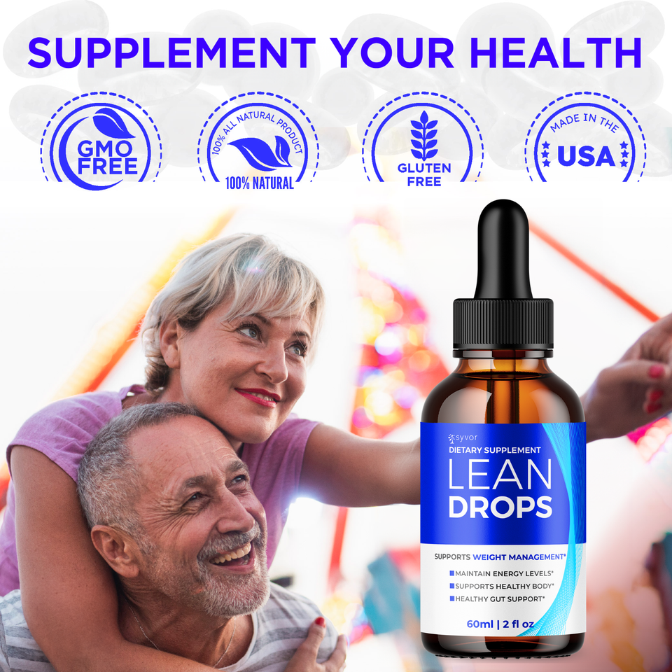 Lean Drops Advanced Health & Fitness Supplement Natural Ingredients 30 ...