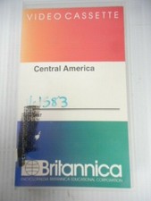 Britannica Encyclopedia Educational Video Central America VHS
