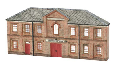 NEW Bachmann Resin Front Merchants Hall N Train Building Facade 35056
