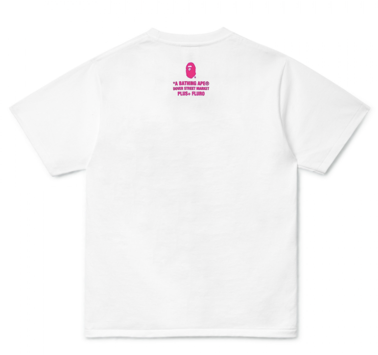 DOVER STREET MARKET × A BATHING APE / Tシャツ/L/コットン/WHT Bape × Dover Street Market A Bathing Ape Logo T-Shirt (White