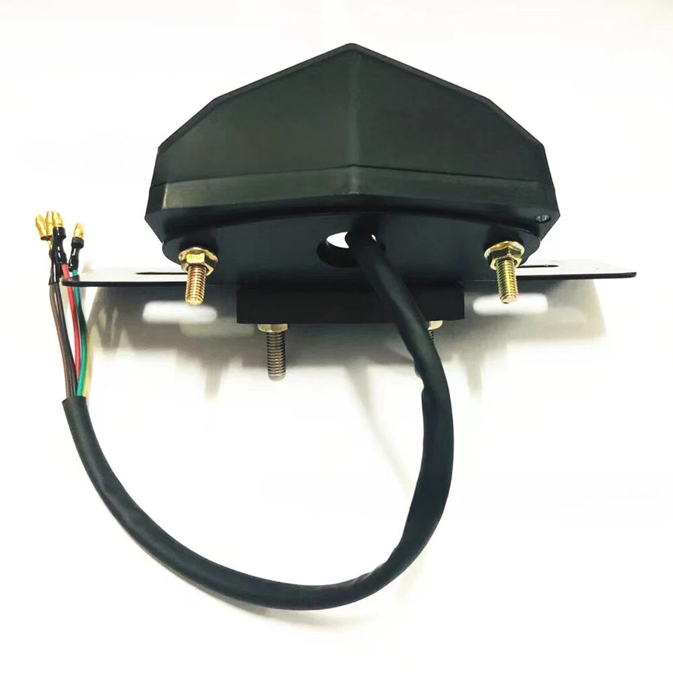 Señales de giro LED para motocicleta luz trasera guardabarros corredor freno matrícula duradera Foto 4 de 4