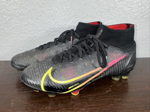 Nike Mercurial Superfly 8 Elite FG CV0958-090 Black Cyber Soccer Cleats Size 5.5
