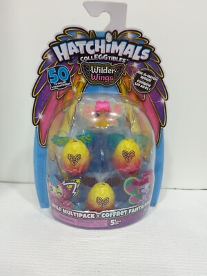 Hatchimals Colleggtibles Wilder WIngs  Coffret Fantaisie 4-Pack Brand New 