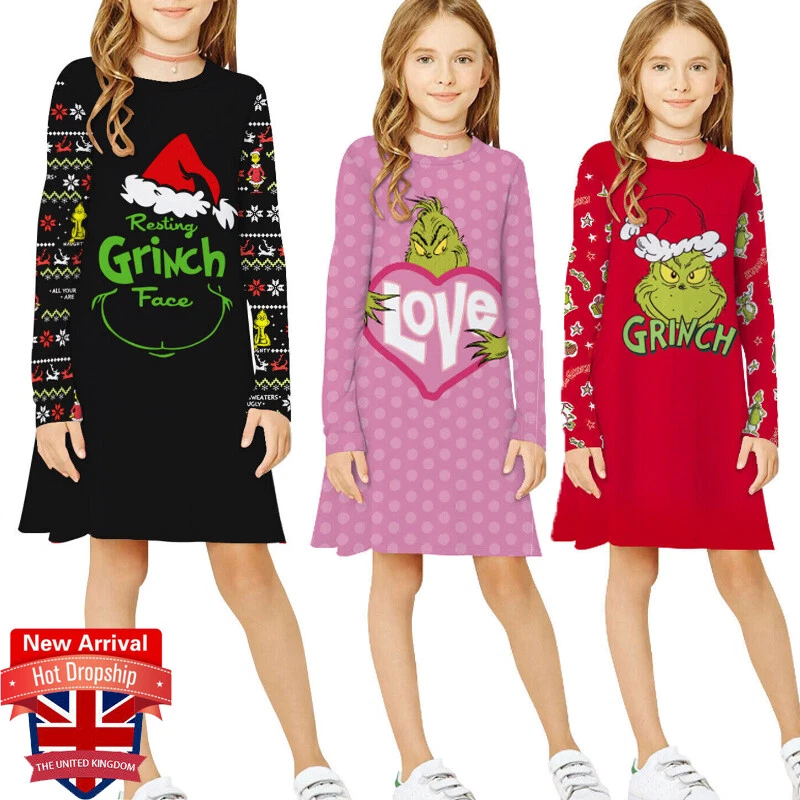 Children's grinch jumper cheap