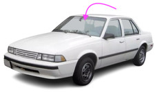 Fit:1992-1994 Chevrolet Cavalier/Pontiac Sunbird 4D Sedan Front Windshield Glass