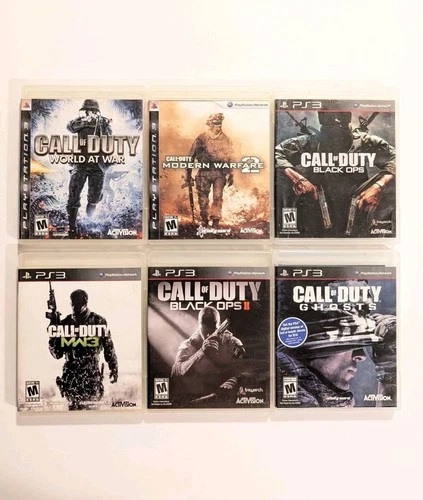 Call of Duty Collection Lot of 6 (Sony PlayStation 3 PS3) CIB Complete Tested