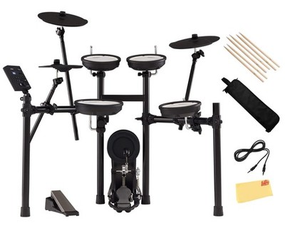 Roland TD-07KV V-Drums All-Mesh Electronic Drum Set w/ Stick Bag