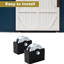 4'' Sliding Gate Rollers Wheel 2-Pack V Groove Gate Wheel, Heavy Duty Sliding Ga