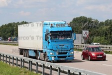 Truck Photo MAN TGA Box Trailer Romania Blue Cristi #m1wv