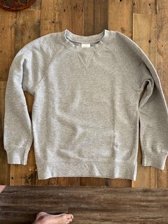 Sudadera de manga larga de algodón gris 5T de lujo Hanna Andersson para niños pequeños 5T nueva sin etiquetas
