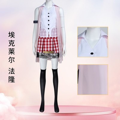 Cosplay Eclair Farron Lightning Dress Skirts Costume Halloween Masquerade Suits