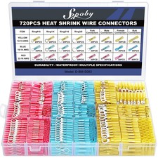 720PCS Marine Grade Heat Shrink Wire Connectors, Electrical Connectors Kit of...