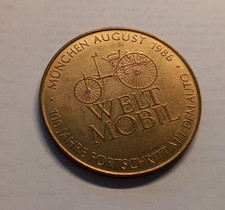 MEDAL PAMIĄTKOWY DAIMLER BENZ WORLD-MOBIL "100 LAT POSTĘPU" z 1986 roku