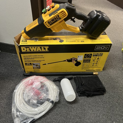 #ad DEWALT 20V MAX 550 PSI Cold Water Pressure Washer Tool only DCPW550B $156.60